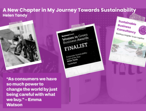 A New Chapter in My Journey Towards Sustainability